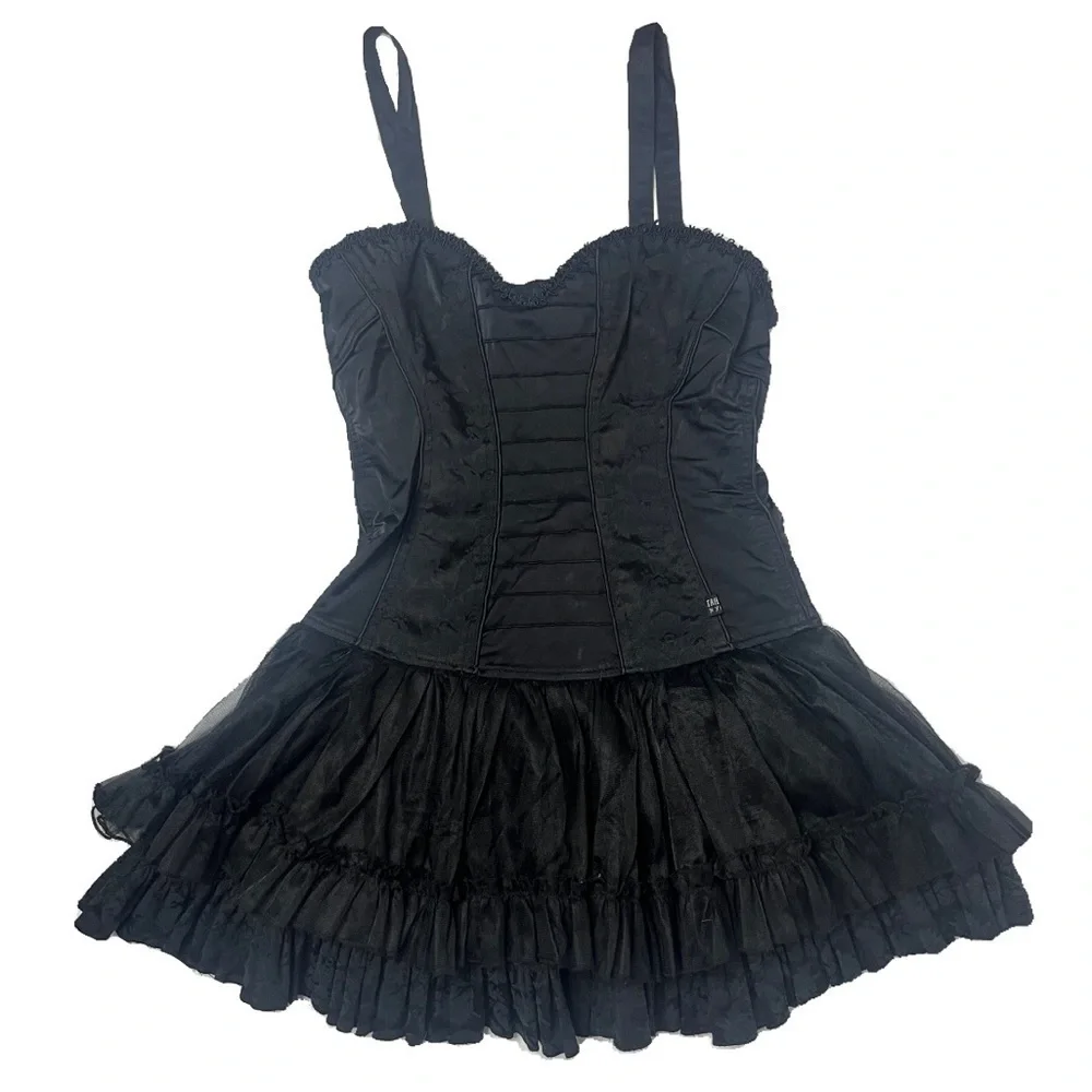 TRIPP NYC Women's Black Mini Tutu Dress size Medium - Picture 1 of 5